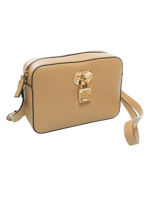 T LOCK Bolsa de hombro marr&oacute;n nuez - Bolsos Mujer