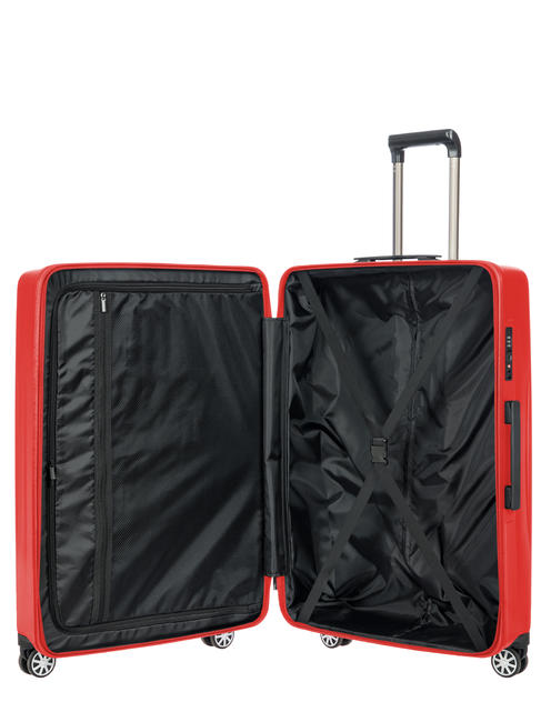 CERVIA Set de trolley 3 cabinas+mediano+grande rojo - Set Trolley