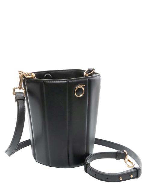 DUNE BUCKET Bolso tipo bombonera con bandolera NEGRO - Bolsos Mujer