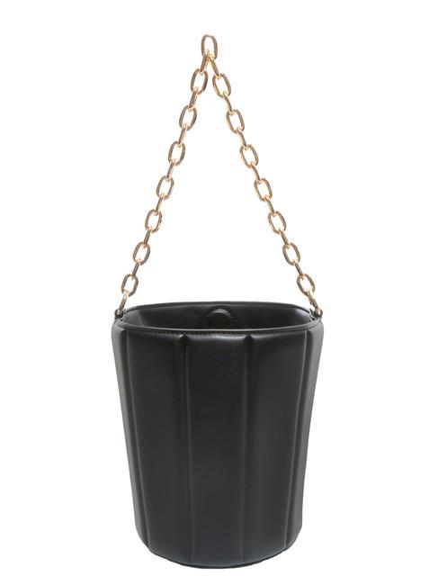DUNE BUCKET Bolso tipo bombonera con bandolera NEGRO - Bolsos Mujer