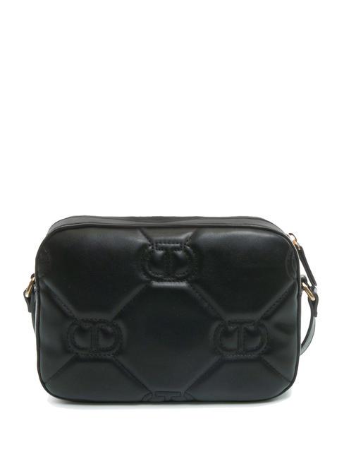 LOGO MATELASSE Bolso bandolera peque&ntilde;o negro - Bolsos Mujer