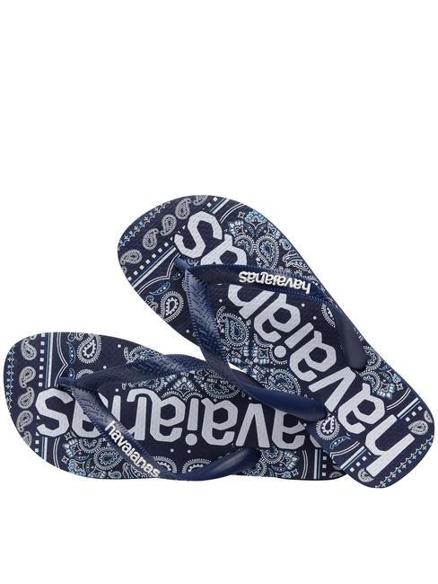 TOP LOGOMANIA FASHION Chanclas de goma navyblu - Zapatos unisex