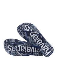 HAVAIANAS TOP LOGOMANIA FASHION Chanclas de goma navyblu - Zapatos unisex - 4