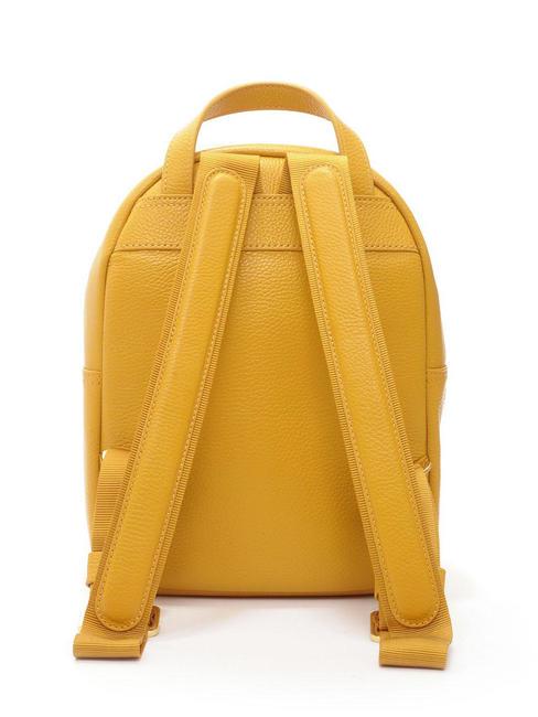 TIFFANY Mochila peque&ntilde;a de piel mostaza - Bolsos Mujer