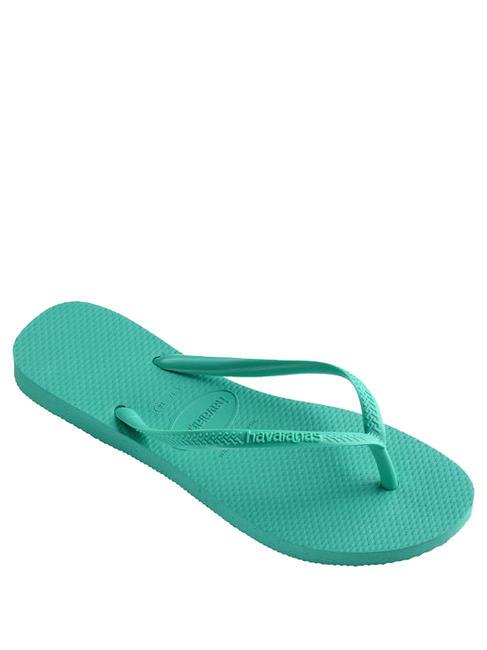 Chanclas SLIM verde virtual - Zapatos Mujer