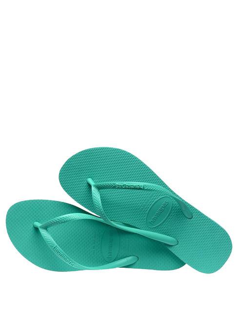 Chanclas SLIM verde virtual - Zapatos Mujer