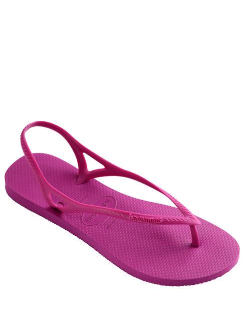 SUNNY II Sandalias de dedo con tiras chicle de rosa - Zapatos Mujer