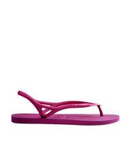 HAVAIANAS SUNNY II Sandalias de dedo con tiras chicle de rosa - Zapatos Mujer - 3