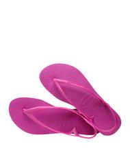 HAVAIANAS SUNNY II Sandalias de dedo con tiras chicle de rosa - Zapatos Mujer - 4