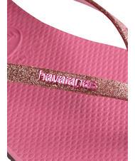 HAVAIANAS YOU GLITTER Chancletas rosa de terciopelo - Zapatos Mujer - 5
