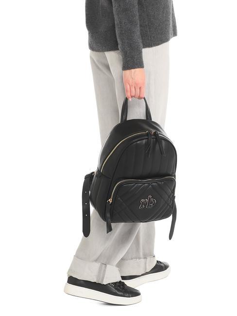 DEA Mochila con bolsillo negro - Bolsos Mujer