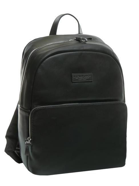 ICONIC NEW YORK Mochila para port&aacute;til de 15", en piel negro - Mochilas para port&aacute;til
