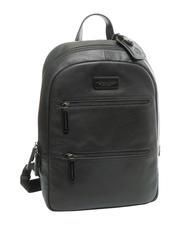 SPALDING TECH Mochila grande de piel negro - Mochilas para port&aacute;til - 3