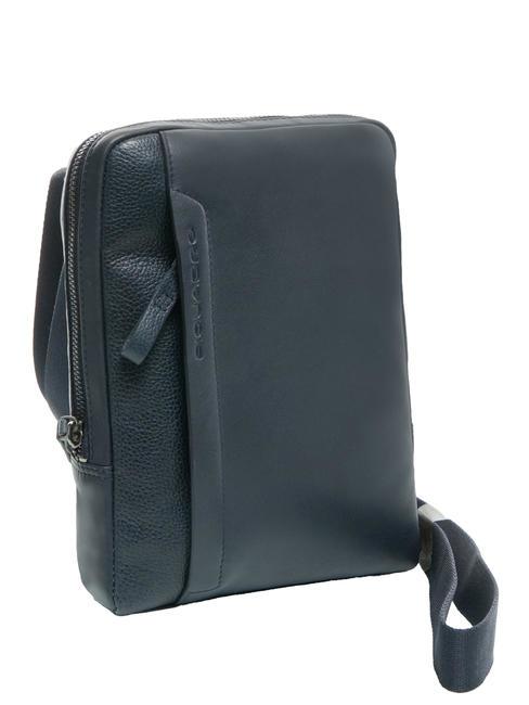 PAN Monedero pequeño de piel azul - Bandoleras Hombre