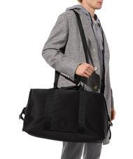 TRUSSARDI SYLA  Bolso de lona con bandolera NEGRO - Bolsas de viaje - 6