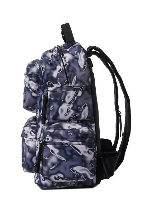 EVIN Mochila de nailon ventilador.mapa de calor azul - Mochilas Escuela & Tiempo Libre