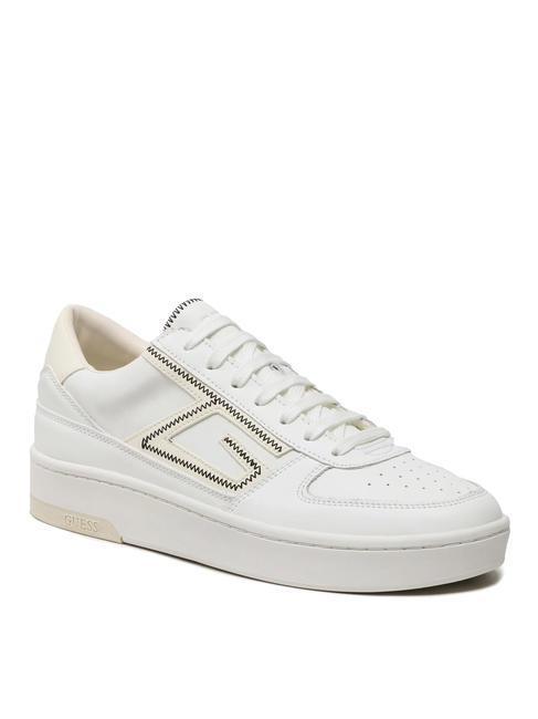 SILEA Zapatillas de piel Blanco Blanco - Zapatos Hombre