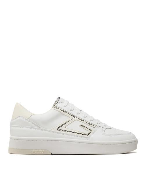 SILEA Zapatillas de piel Blanco Blanco - Zapatos Hombre