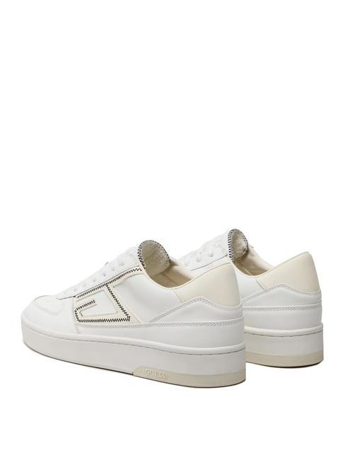 SILEA Zapatillas de piel Blanco Blanco - Zapatos Hombre