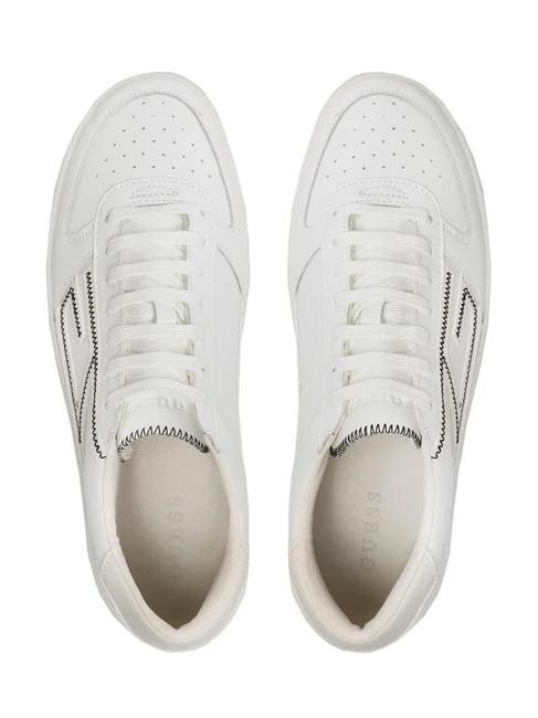 SILEA Zapatillas de piel Blanco Blanco - Zapatos Hombre