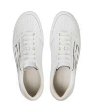 GUESS SILEA Zapatillas de piel Blanco Blanco - Zapatos Hombre - 5