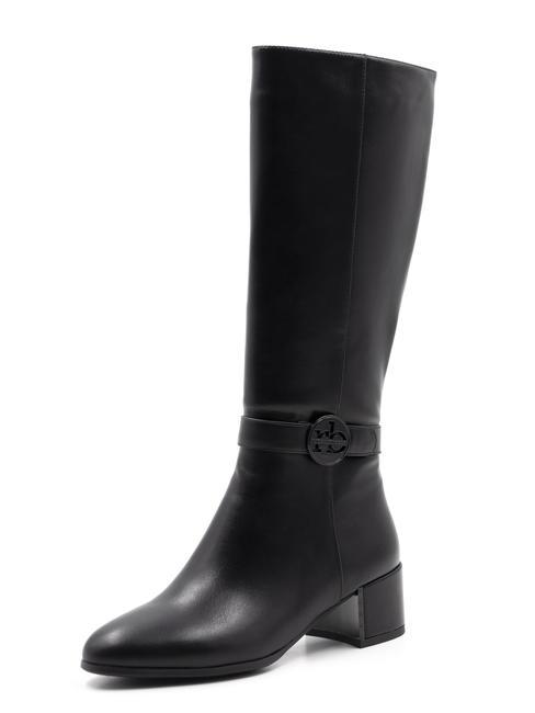 RB LOGO ROUND Botas de tac&oacute;n alto negro - Zapatos Mujer