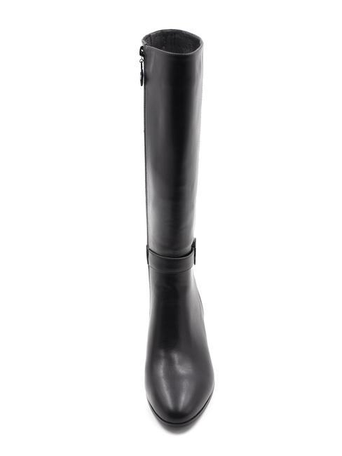 RB LOGO ROUND Botas de tac&oacute;n alto negro - Zapatos Mujer