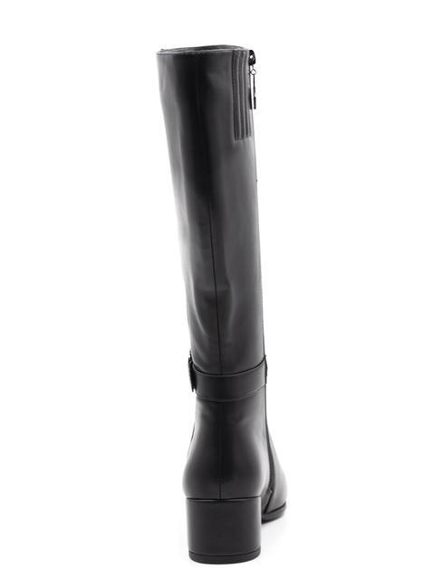 RB LOGO ROUND Botas de tac&oacute;n alto negro - Zapatos Mujer