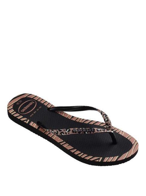 SLIM ANIMALS Chancletas NEGRO - Zapatos Mujer