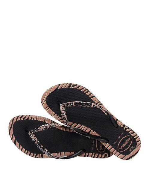 SLIM ANIMALS Chancletas NEGRO - Zapatos Mujer