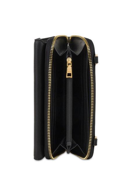 GRAINED Cartera tipo clutch al hombro negro - Carteras Mujer