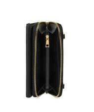POLLINI GRAINED Cartera tipo clutch al hombro negro - Carteras Mujer - 2
