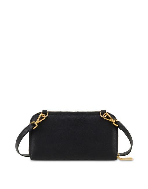 GRAINED Cartera tipo clutch al hombro negro - Carteras Mujer