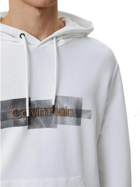BOX STRIPED LOGO Sudadera Blanco brillante - Sudaderas