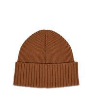 TOMMY HILFIGER MONOTYPE BEANIE Gorro de algod&oacute;n y lana caqui del desierto - Sombreros - 2