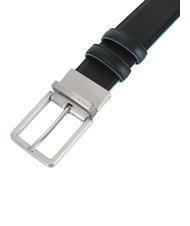 PIQUADRO BLUE SQUARE cinturón reversible azul negro - Cinturones - 3