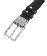 PIQUADRO BLUE SQUARE cinturón reversible azul negro - Cinturones - 4