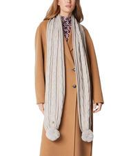 TWINSET Sciarpa con Pompon  gris mezcla claro - Bufandas - 3