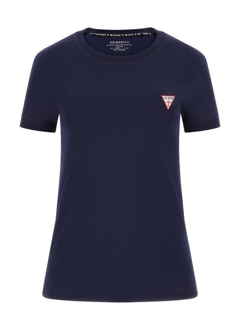 MINI TRIANGLE Camiseta slim fit azul ennegrecido - camiseta