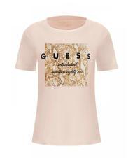 GUESS RELAXED Camiseta con anillo mu&ntilde;eca rosa - camiseta - 3