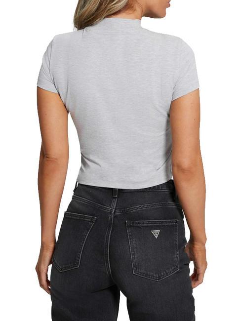 TRIANGLE STRASS Camiseta con tachuelas gris claro melange m - camiseta