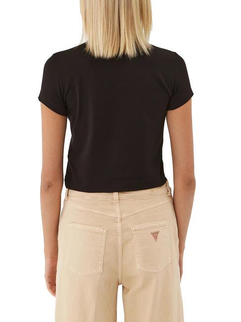 TRIANGLE STRASS Camiseta con tachuelas jetbla - camiseta