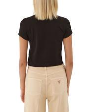 GUESS TRIANGLE STRASS Camiseta con tachuelas jetbla - camiseta - 2