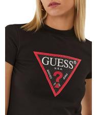 GUESS TRIANGLE STRASS Camiseta con tachuelas jetbla - camiseta - 3