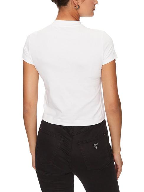 TRIANGLE STRASS Camiseta con tachuelas purwhite - camiseta