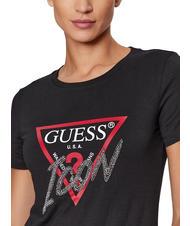 GUESS ICON Camiseta con tachuelas jetbla - camiseta - 3
