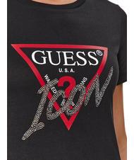 GUESS ICON Camiseta con tachuelas jetbla - camiseta - 4