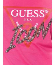 GUESS ICON Camiseta con tachuelas ponche rosa - camiseta - 4