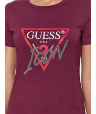 GUESS ICON Camiseta con tachuelas Cerezo negro - camiseta - 3