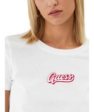 GUESS LOS ANGELES Camiseta con estampado en la espalda flores blancas - camiseta - 3